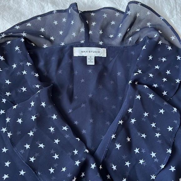 Max Studio / Summer Blouse / Top / Size S - Picture 7 of 9